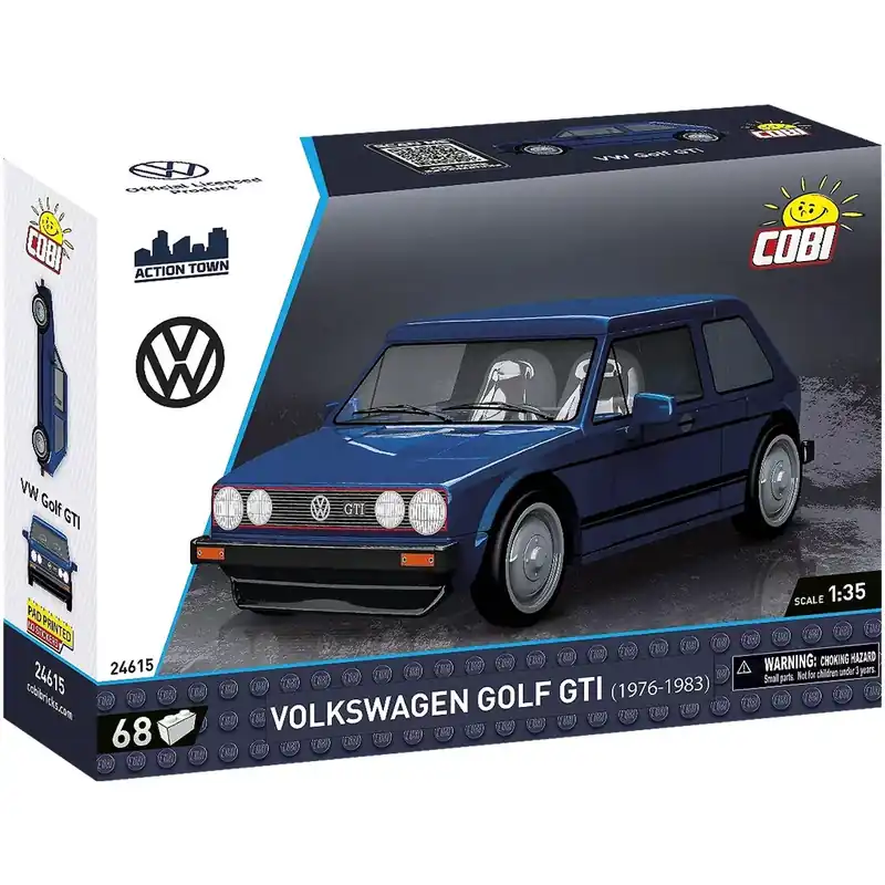 COBI Volkswagen Golf GTI kék építőjáték (24615) Végkiárusítás