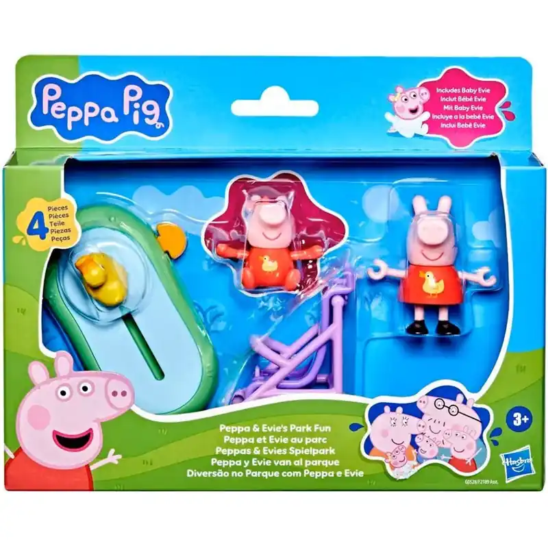 Rendeld meg most Peppa Malac Peppa élményei - Peppa és Evie a parkban játékszett - Hasbro