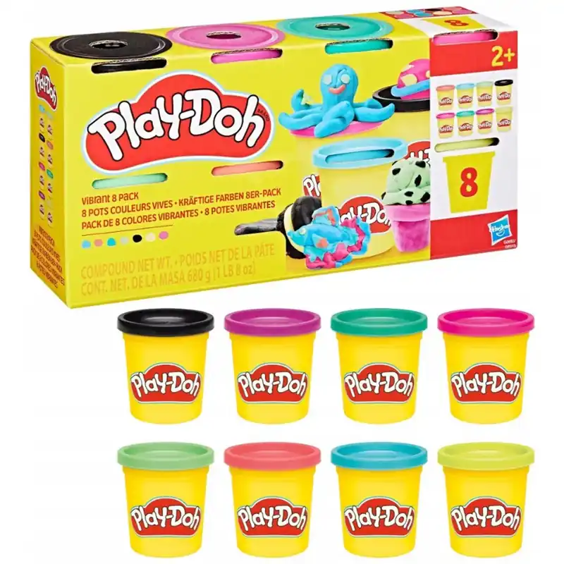 Legjobb ár Play-Doh Tégelyes 8db-os gyurma szett 680gr - Hasbro