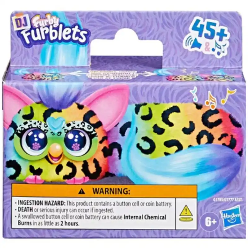Furby DJ Furblets Rain-Bow-Kat interaktív plüss figura - Hasbro Népszerű