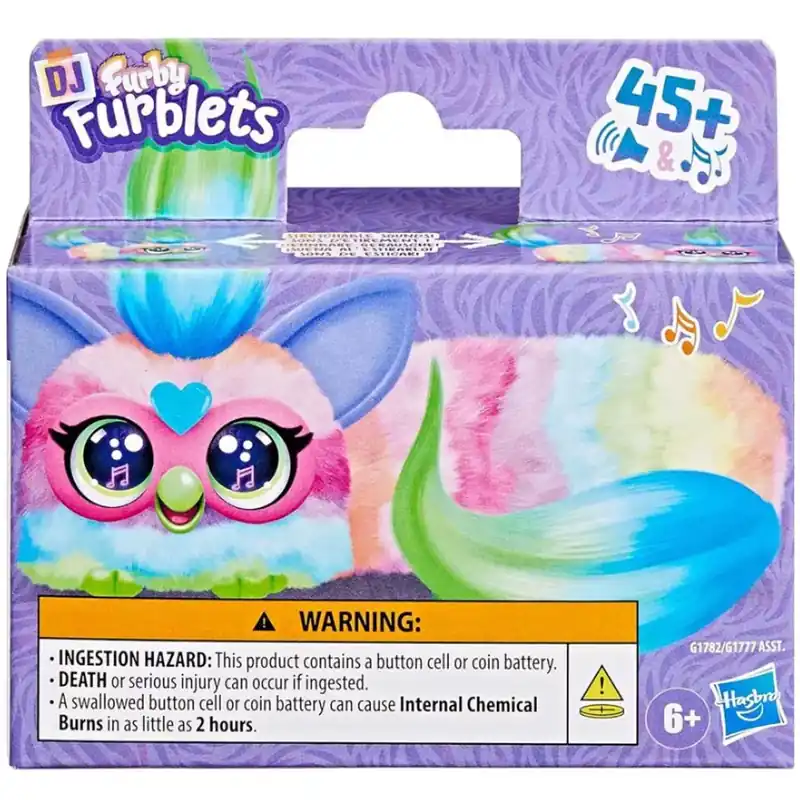 Furby DJ Furblets Can-Dee-Swirl interaktív plüss figura - Hasbro Árcsökkenés