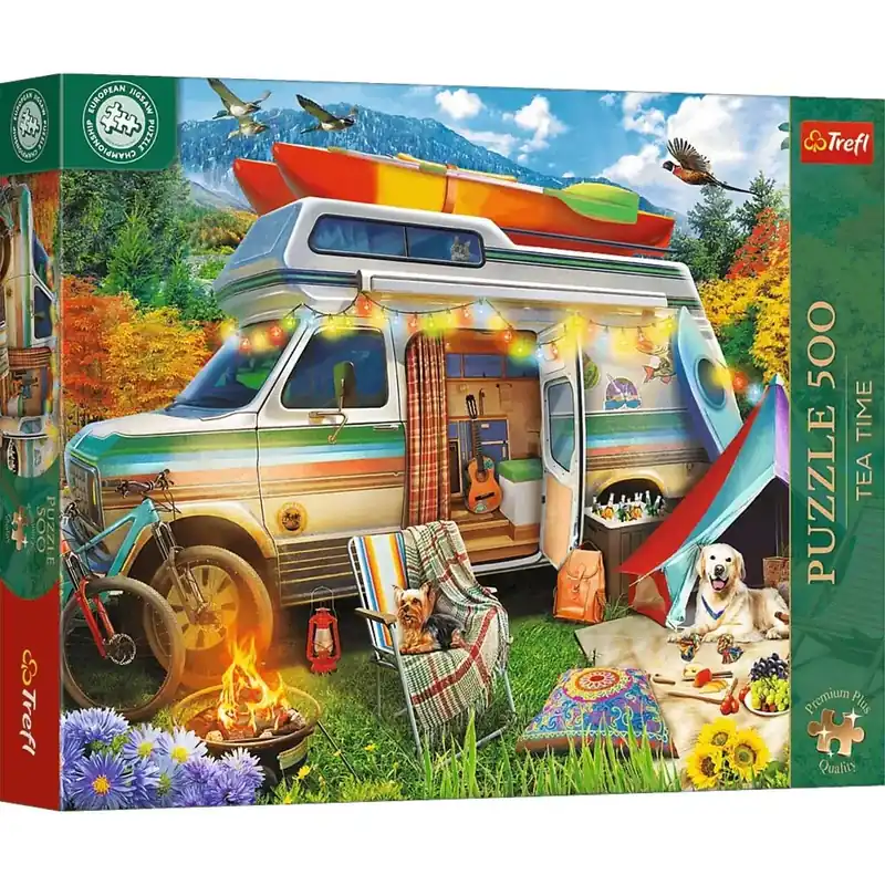 Különleges ajánlat Puzzle EB Kamping 500db-os prémium puzzle – Trefl