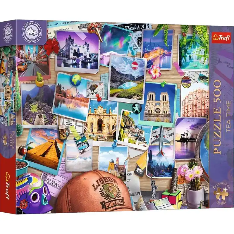 Puzzle EB Az utazás emlékei 500db-os prémium puzzle – Trefl Nézd meg most