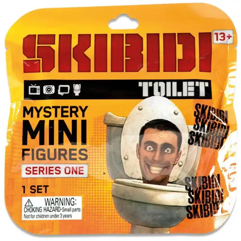 Gyors szállítás Skibidi Toilet WC meglepetés minifigura szett 1db