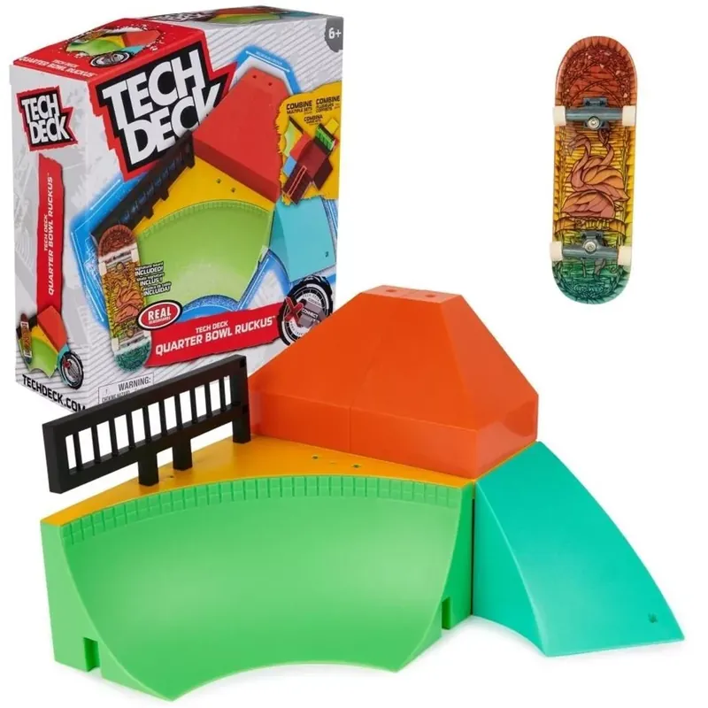 Tech Deck X-Connect Quarter Bowl Ruckus pályaszett - Spin Master Kedvezmény