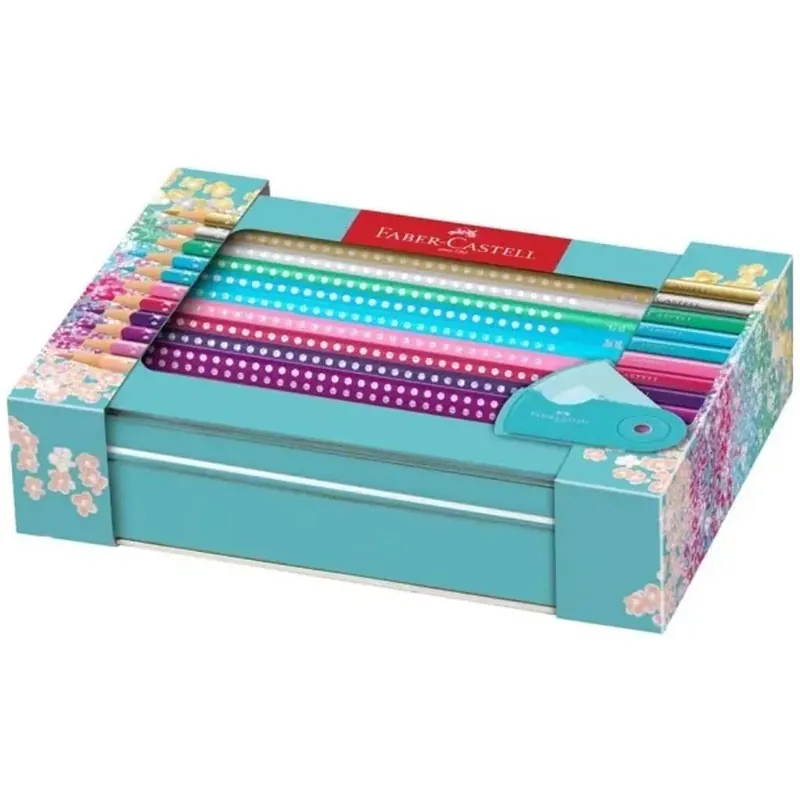 Faber-Castell Sparkle színesceruza szett – 20 darabos fém díszdobozos Végkiárusítás
