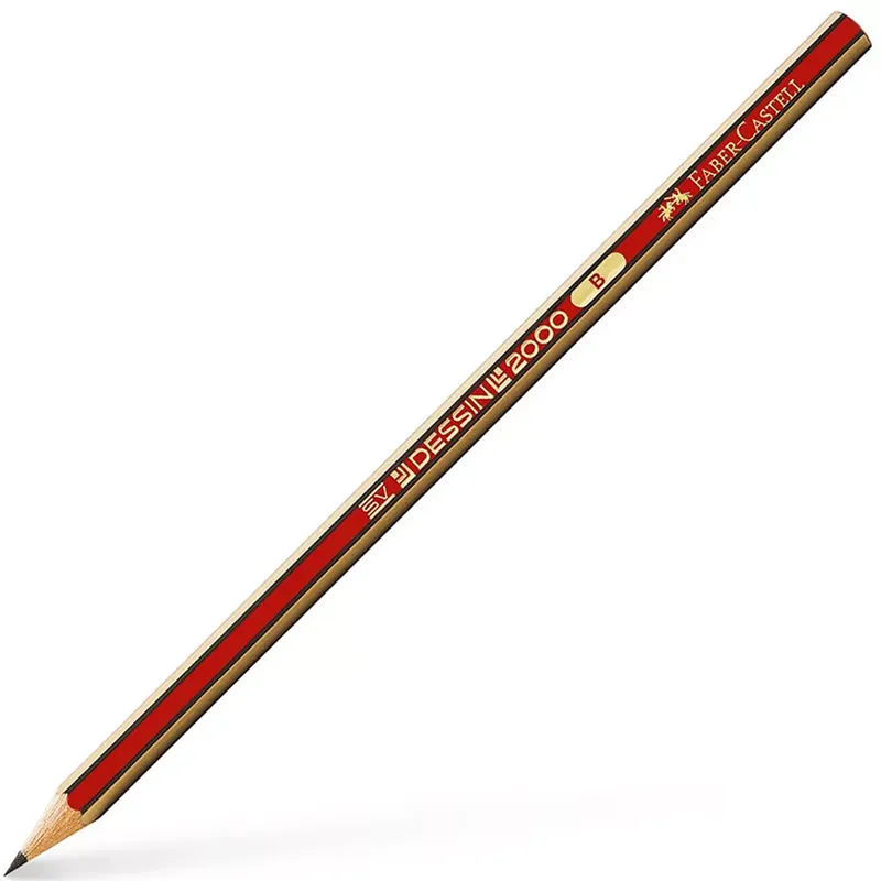 Gyors szállítás Faber-Castell Dessin 2000 grafitceruza B 1db