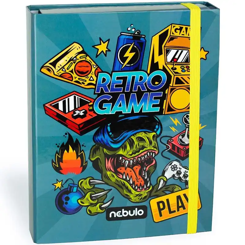 Legjobb ár Nebulo Füzetbox A/5-ös méretben gamer mintával