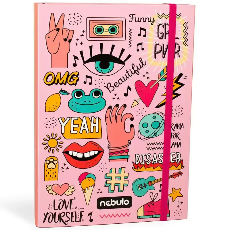 Bestseller Nebulo Füzetbox A/4-es méretben girl power