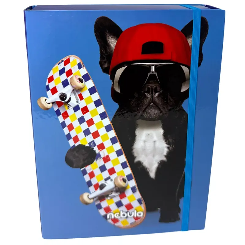 Ne maradj le Nebulo Füzetbox A/4-es méret Deszkás bulldog