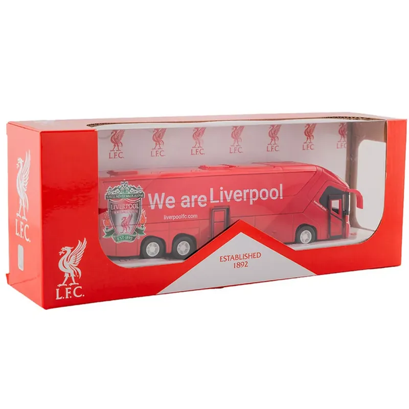 FC Liverpool csapatbusz 1/50 Prémium