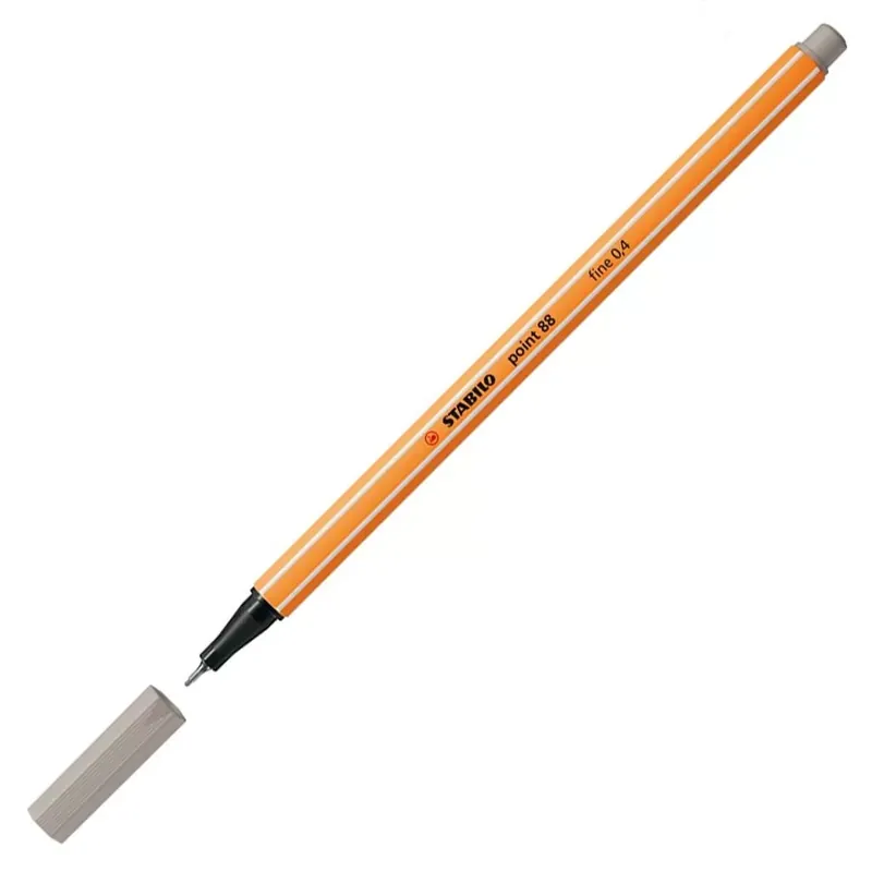 Stabilo Point 88 tűfilc 0,4mm-es meleg szürke színben Gyors szállítás