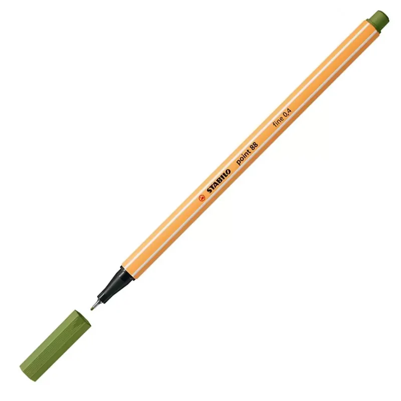 Nézd meg most Stabilo Point 88 tűfilc 0,4mm-es moha zöld színben