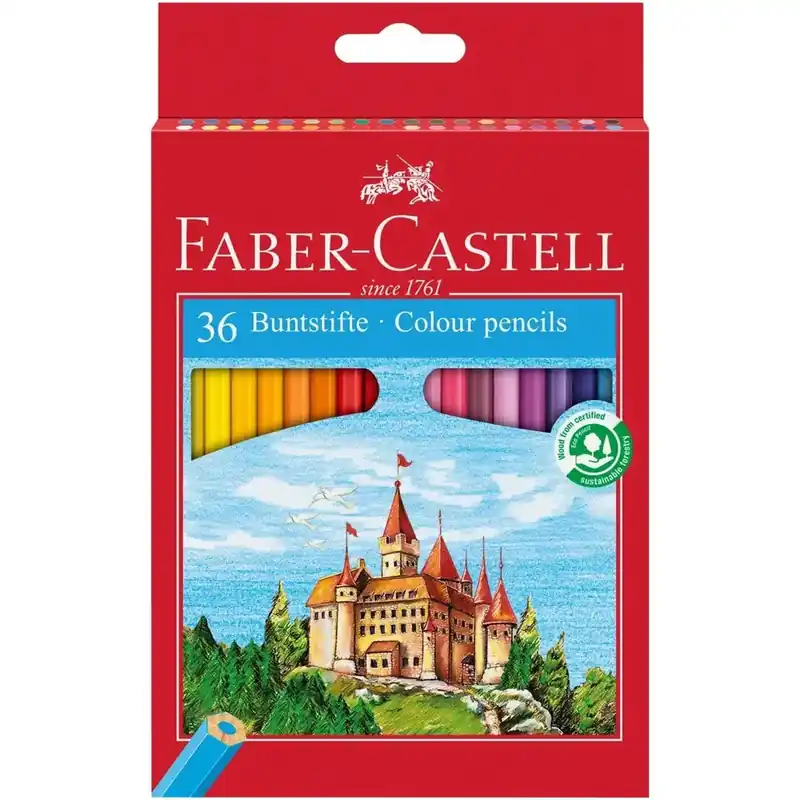 Faber-Castell Kastélyos színesceruza készlet 36db-os Azonnal elérhető