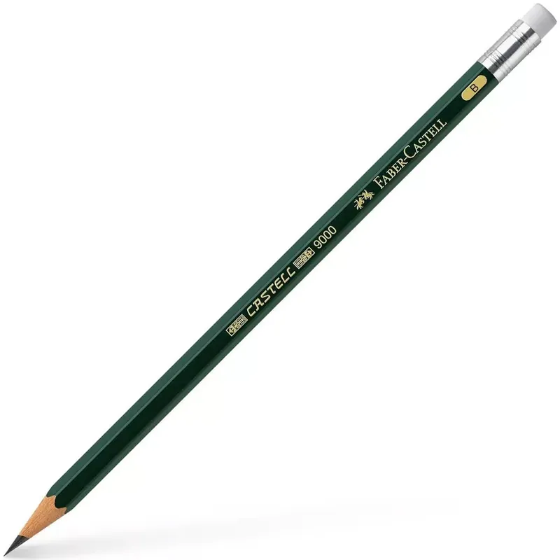 Faber-Castell Castell 9000 grafitceruza radírvéggel B Szuper akció