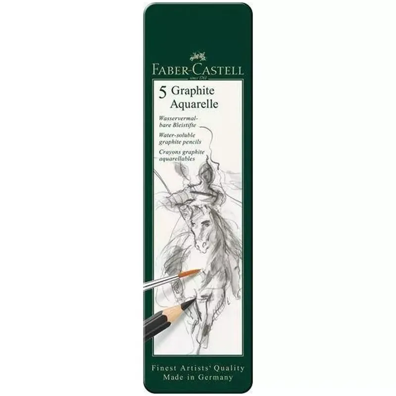 Faber-Castell Akvarell grafitceruza készlet fém dobozban 5db-os Népszerű