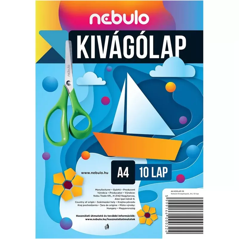 Árcsökkenés Nebulo Kivágólap A/4-es 10lap