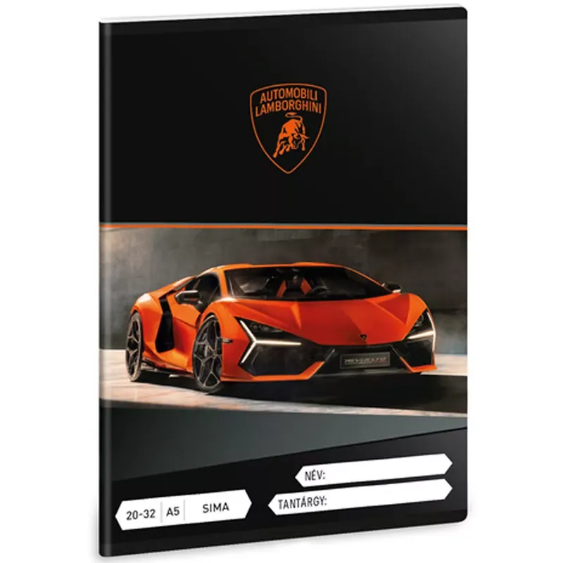 Prémium Ars Una Lamborghini mintás sima füzet A/5 20-32