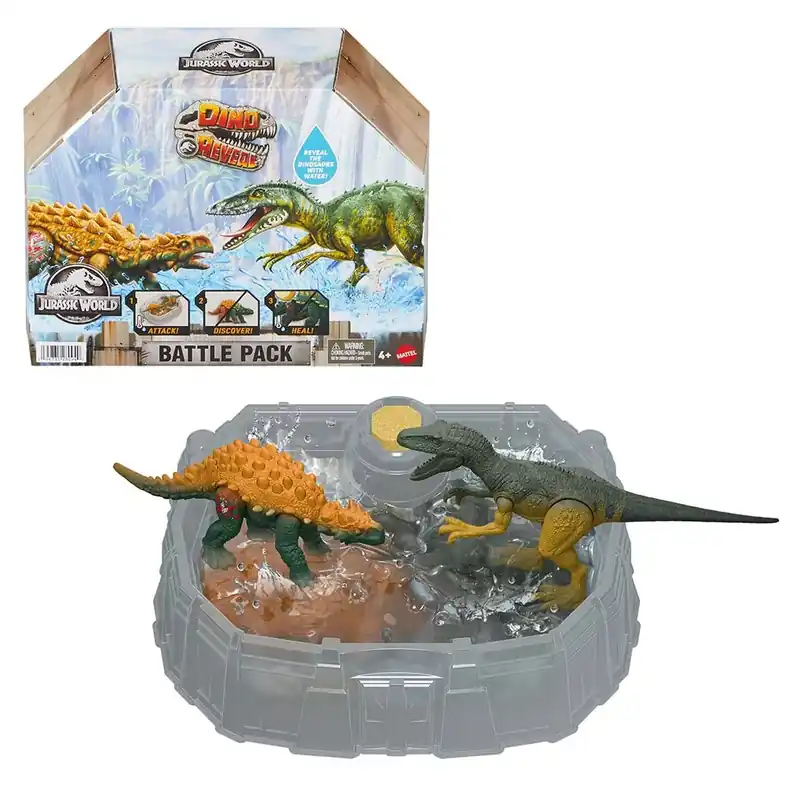 Olcsóbb Jurassic World Dino Reveal Battle Pack csomag 2db dinóval - Mattel