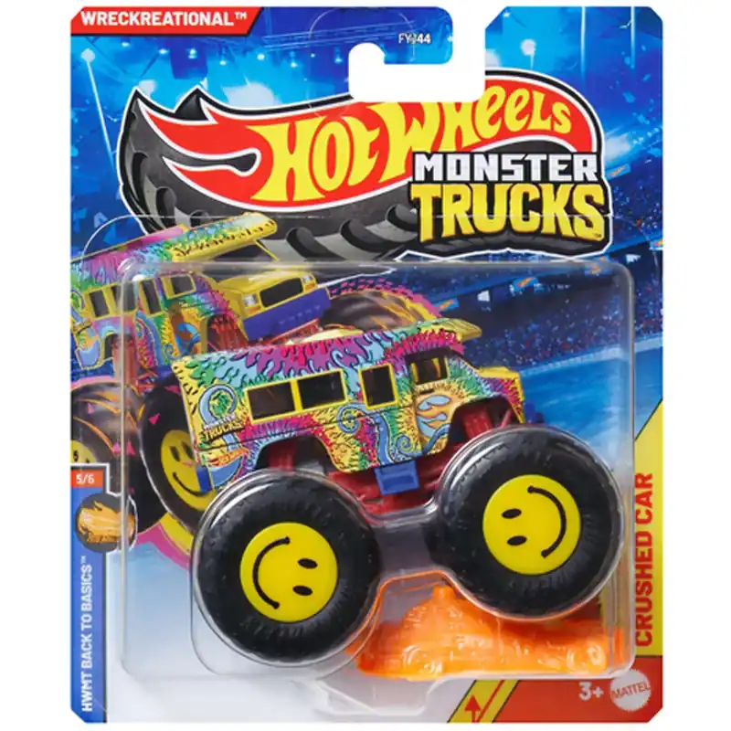 Csak ma Hot Wheels Monster Trucks Wreckreational kisautó 1/64 - Mattel
