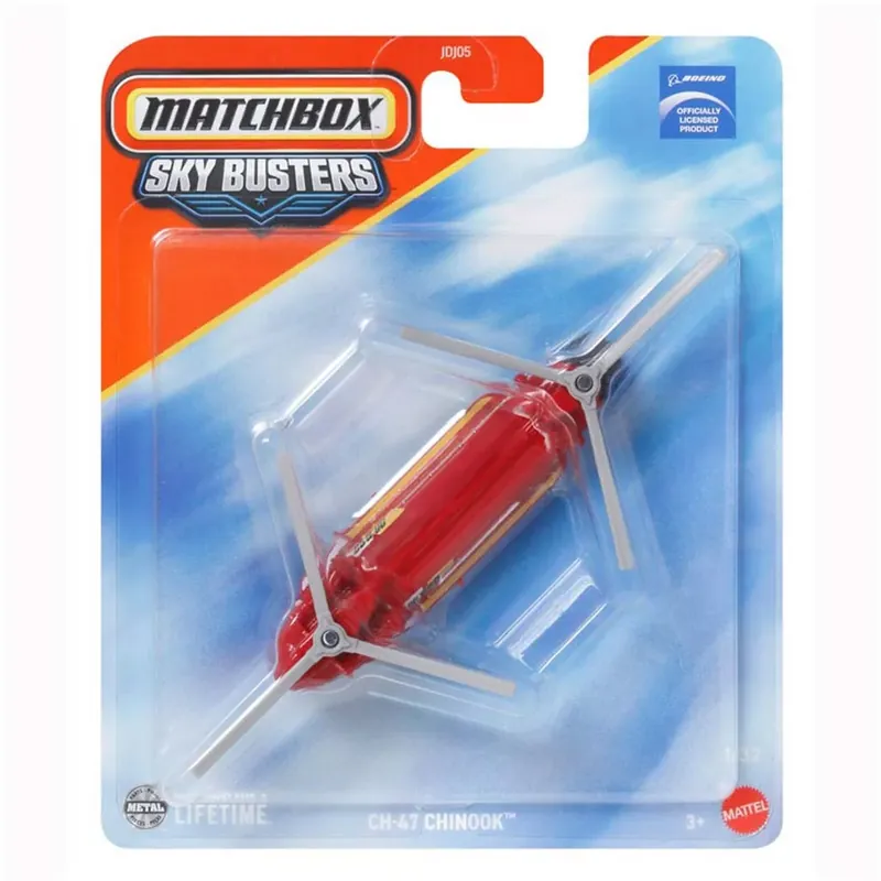 Matchbox Sky Busters CH-47 Chinook helikopter modell 1/64 - Mattel Csak ma