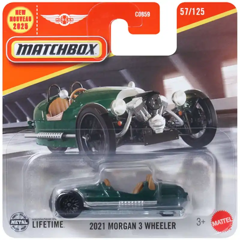 Matchbox 2021 Morgan 3 Wheeler kisautó 1/64 - Mattel Akció