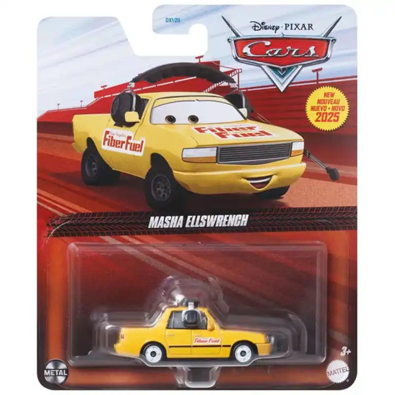 Verdák 3 Masha Ellswrench karakter kisautó 1/55 - Mattel Azonnal elérhető