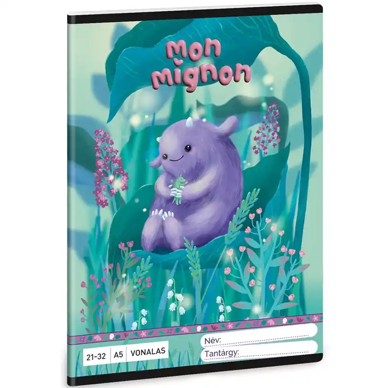 Gyors szállítás Ars Una Mon Mignon vonalas füzet A/5 21-32