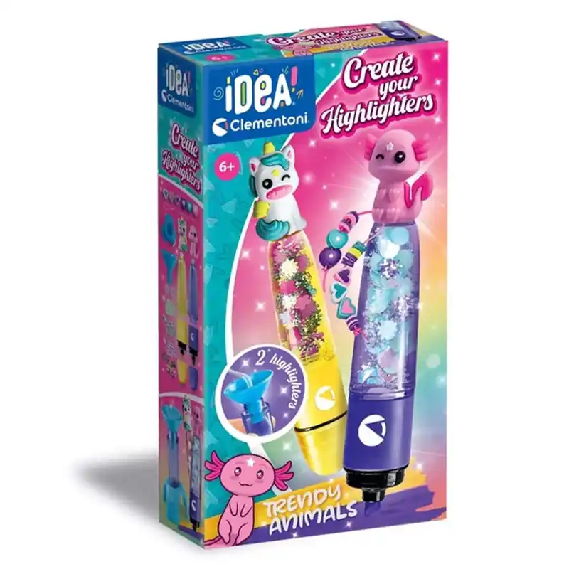 Idea! Divatos állatok mini szövegkiemelő készítő szett - Clementoni Vedd meg most