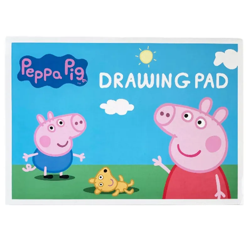 Kedvezmény Peppa malac kreatív színezhető vázlatfüzet A/5