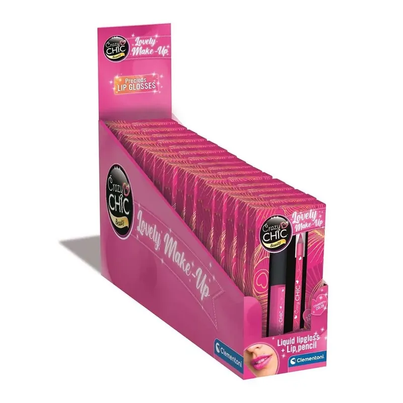 Kedvezmény Crazy Chic Pink szájfény és szemceruza - Clementoni