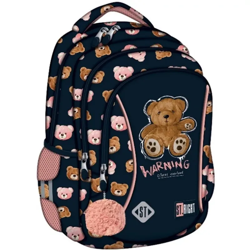 Vedd meg most St.Right Teddy Bear macis iskolatáska, hátizsák BP26 39x27x17cm