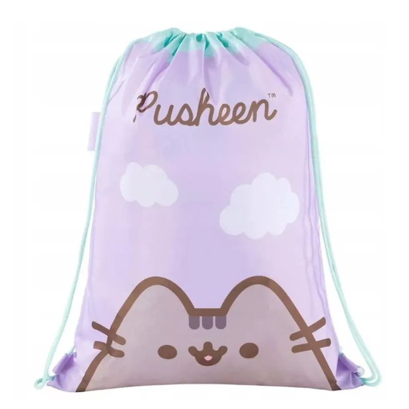 Pusheen lila tornazsák, sportzsák 43x34cm Legkelendőbb