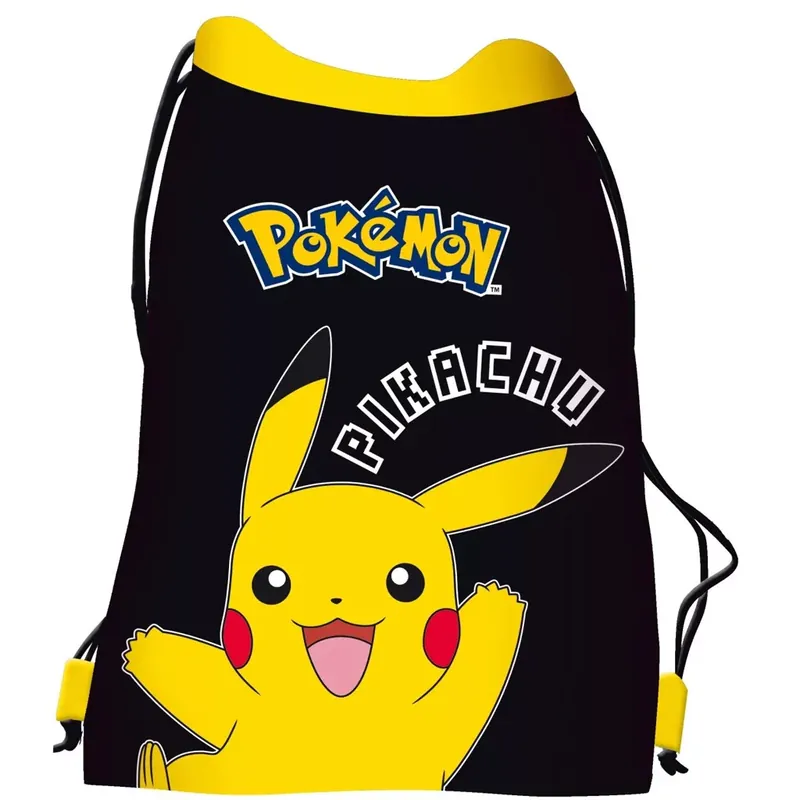 St.Right Pokémon Pikachu tornazsák, sportzsák 34x43cm Kedvezményes ár
