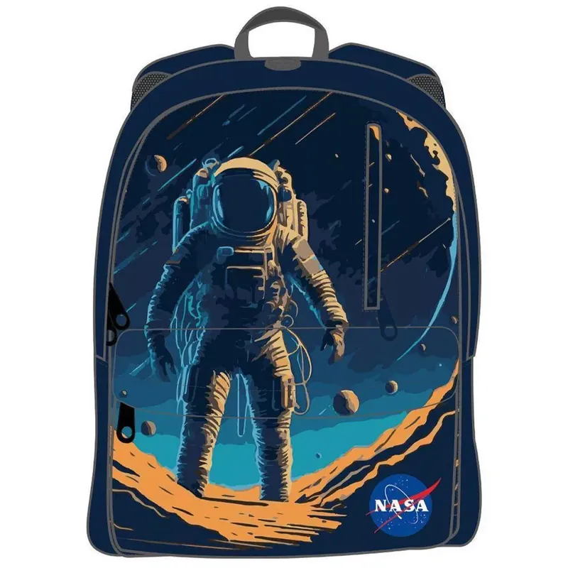 Luna Must Team NASA lekerekített iskolatáska, hátizsák 32x17x42cm Szuper ajánlat