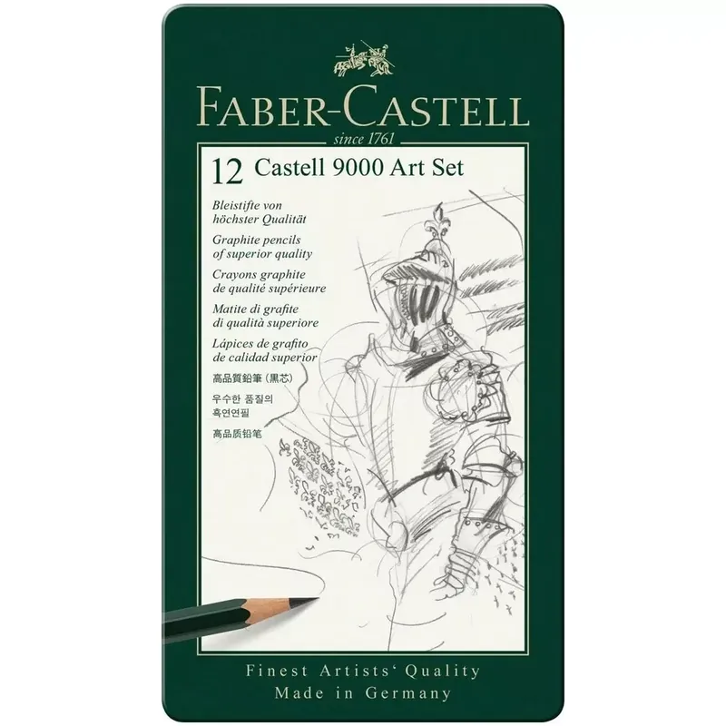 Vedd meg most Faber-Castell Castell 9000 Grafitceruza 12db-os szett fém dobozban