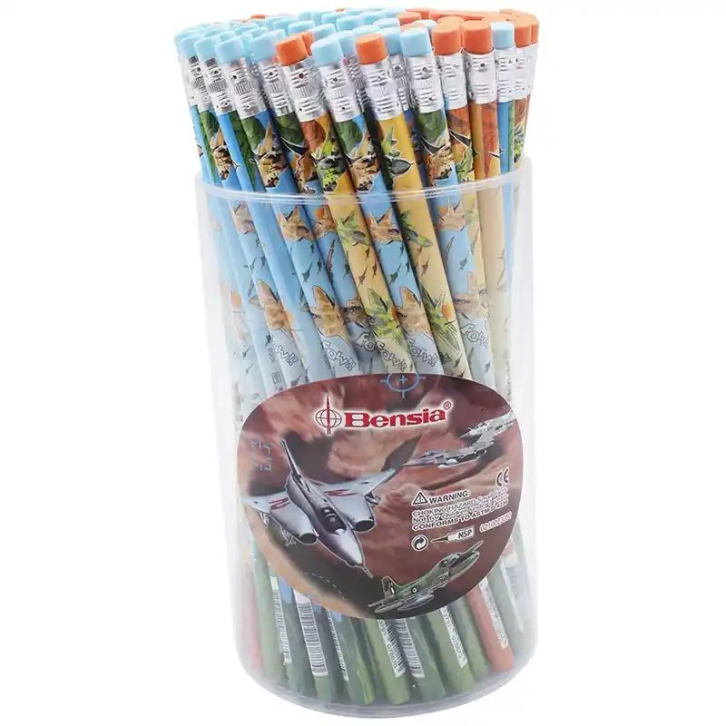 Ico Bensia repülő mintás grafitceruza radírral többféle változatban 1db Szuper ajánlat