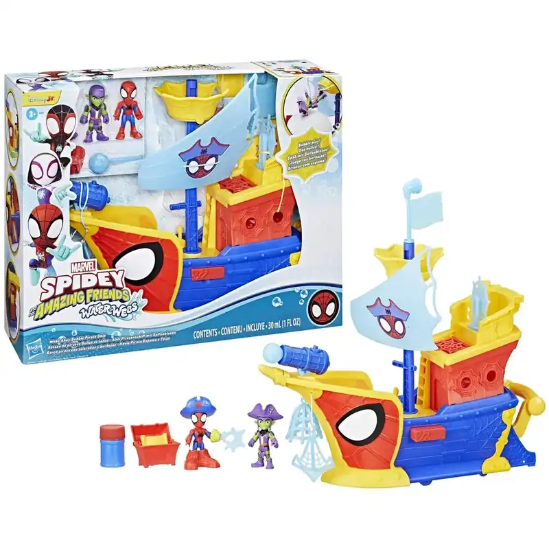 Legkelendőbb Póki és csodálatos barátai Waterwebs Póki kalózhajója játékszett - Hasbro