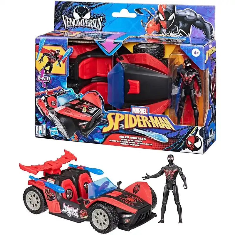 VenomVersus Miles Morales Remix Blast Racer autó figurával - Hasbro Ne maradj le