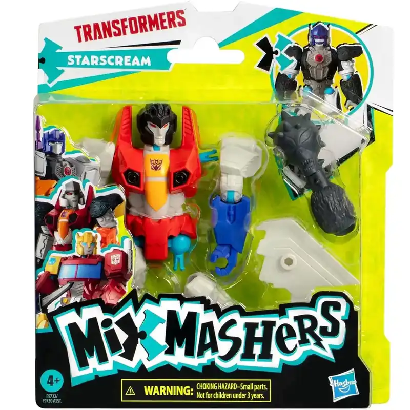 Transformers Mix Mashers Starscream figura kiegészítőkkel - Hasbro Árengedmény