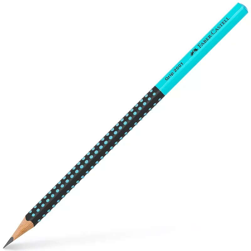 Ne maradj le Faber-Castell Grip 2001 grafit ceruza HB fekete-türkiz