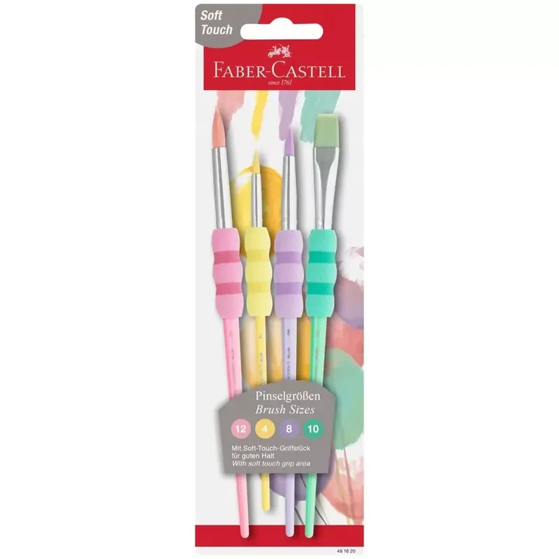 Faber-Castell Soft Touch 4db-os pasztell ecsetkészlet Kiárusítás