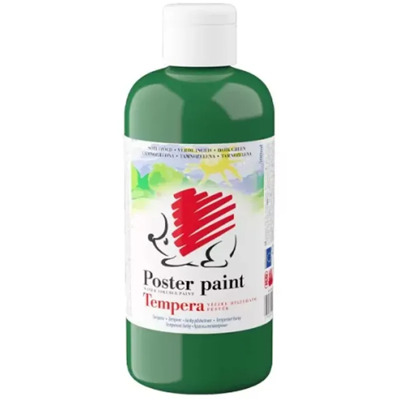 Exkluzív ajánlat ICO Süni tempera sötétzöld színben 500ml