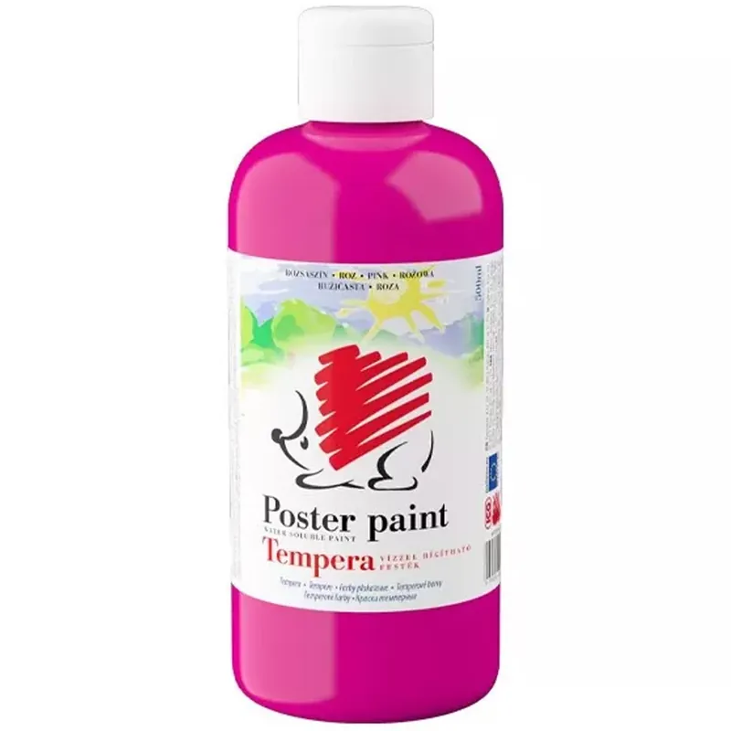 ICO Süni tempera rózsaszín színben 500ml Kiárusítás