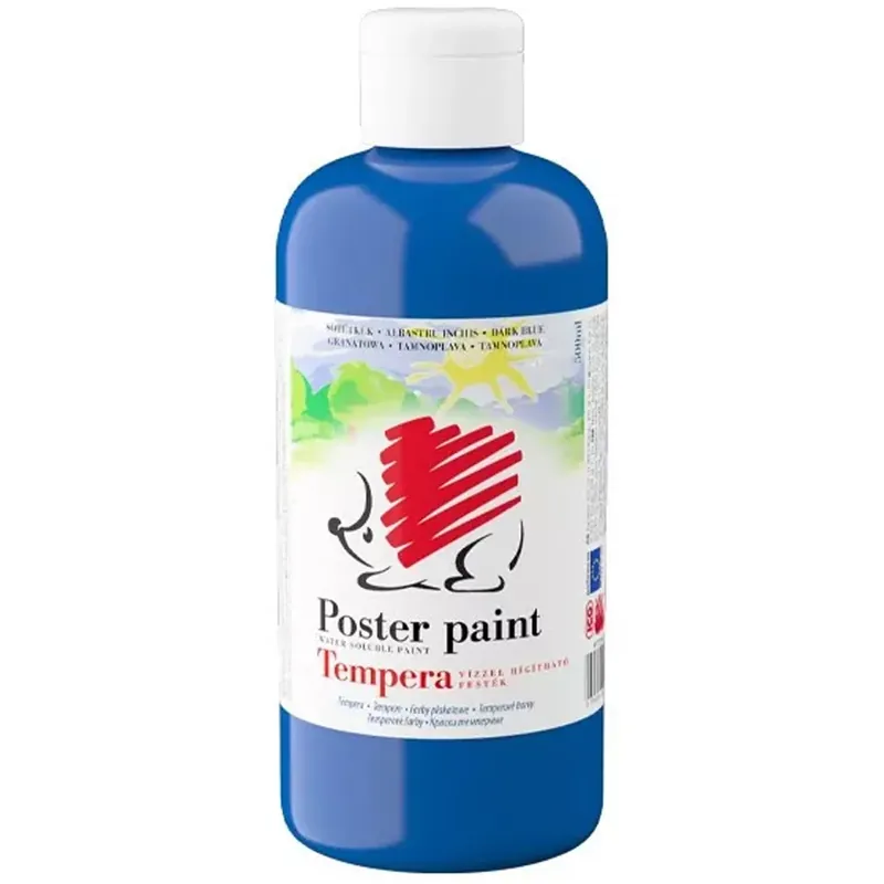 ICO Süni tempera sötétkék színben 500ml Biztonságos fizetés