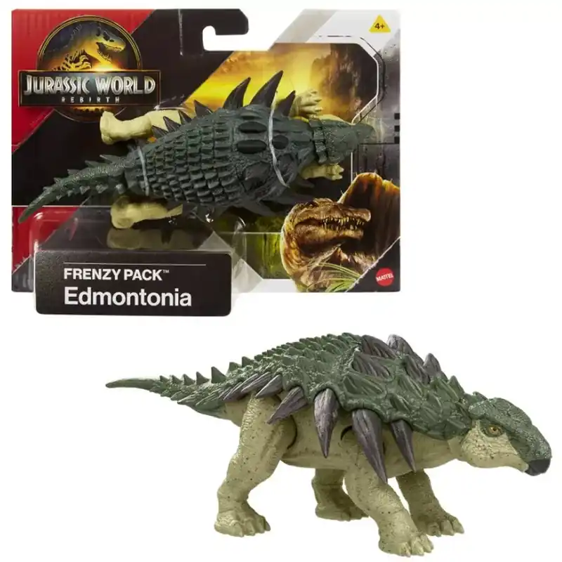 Alacsony ár Jurassic World Újjászületés Frenzy pack Edmontonia dinoszaurusz figura - Mattel