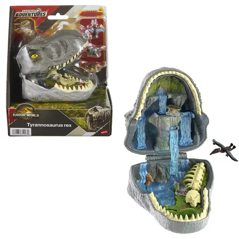 Kihagyhatatlan ajánlat Jurassic World Újjászületés Micro Adventures T-Rex mini játékszett - Mattel