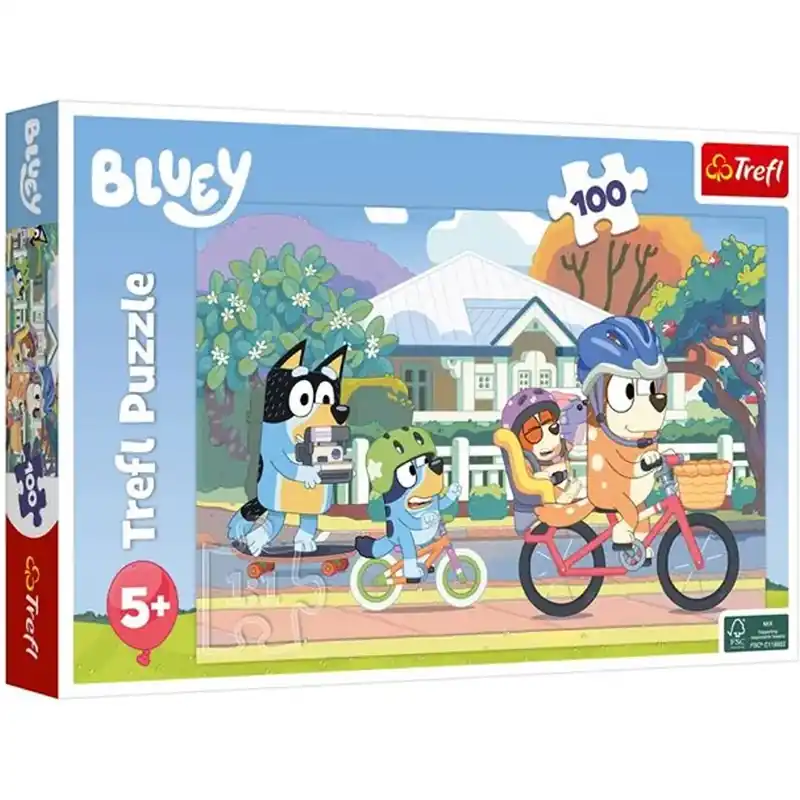 Bluey biciklizik 100db-os puzzle - Trefl Nézd meg most
