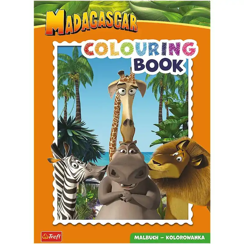 Ajánlat Madagaszkár kifestőkönyv - Trefl