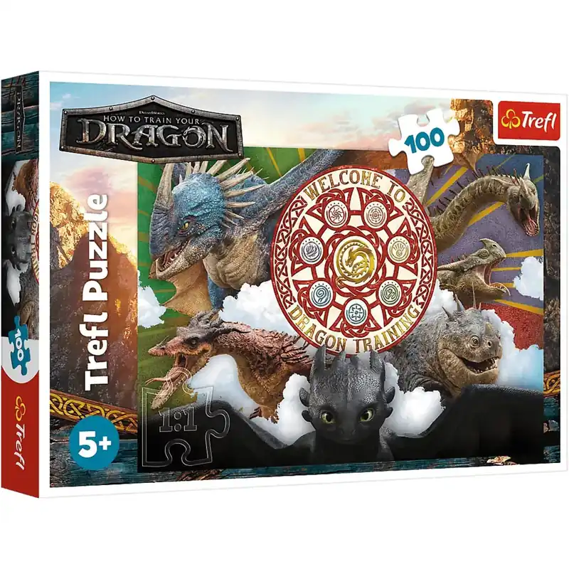 Így neveld a sárkányodat 100db-os puzzle - Trefl Biztonságos vásárlás